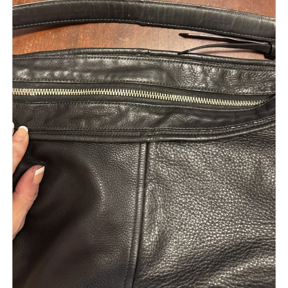 Coach Chelsea Leather Katarina Hobo Bag #18903 Black Pebbled Leather Classic Y2K